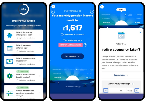Mercer planning app on phone